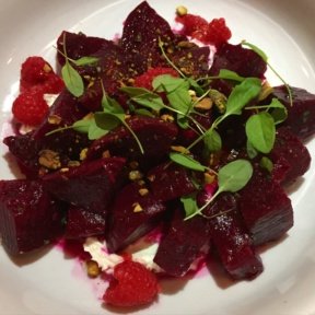 Gluten-free beets from The Library at the Public